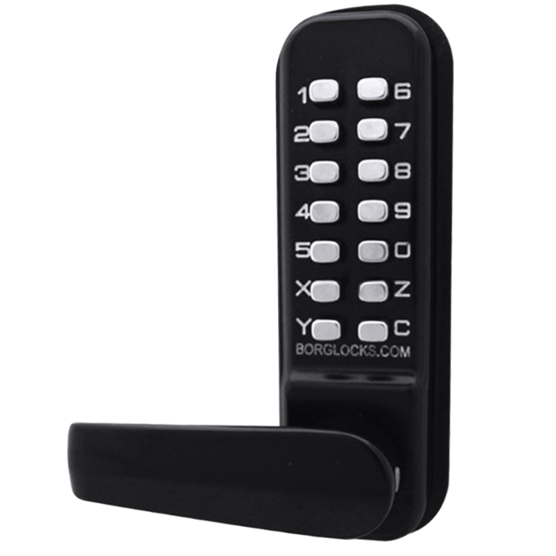 BORG LOCKS BL4409 Marine Grade Wooden Gate Digital Lock With Slam Latch