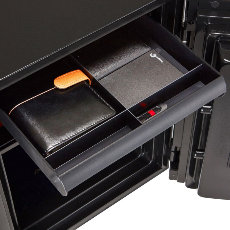 Phoenix Spectrum Plus LS6011FB Size 1 Luxury Fire Safe with Black Door Panel and Electronic Lock