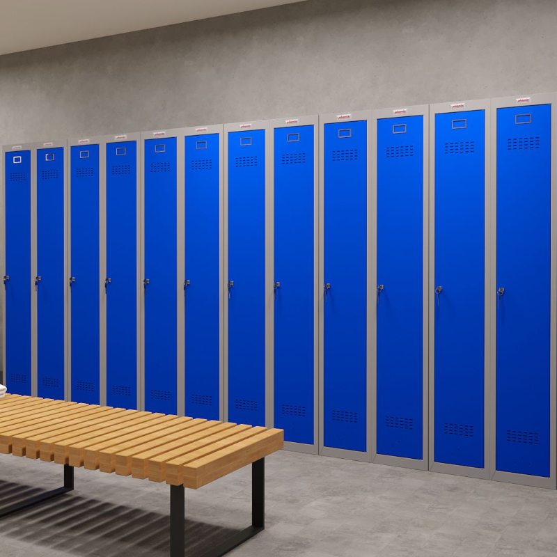 Row of Phoenix Personal Lockers