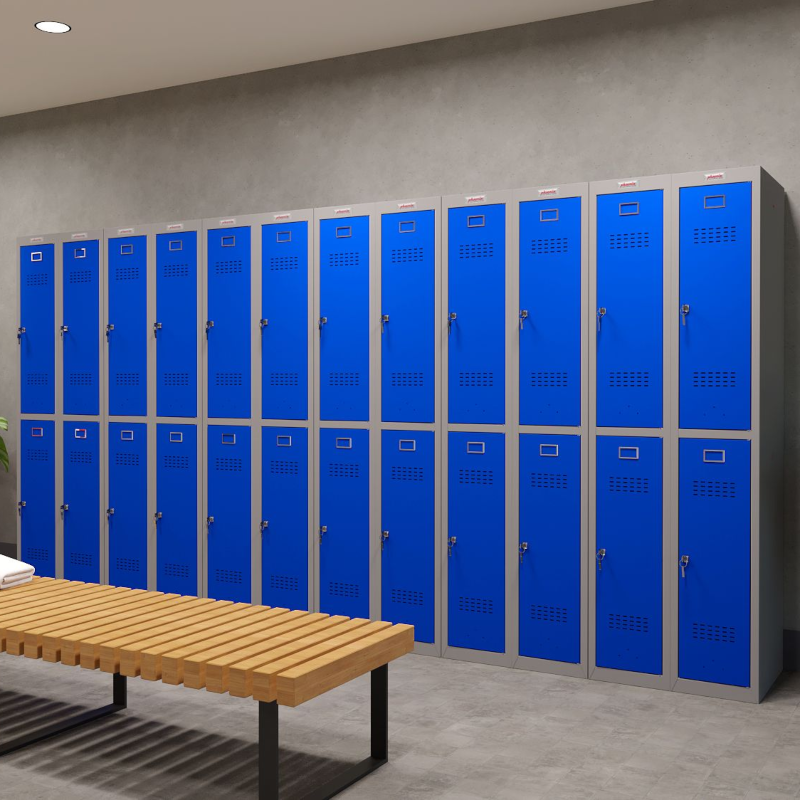 Phoenix single column 2 door Personal lockers in changing room