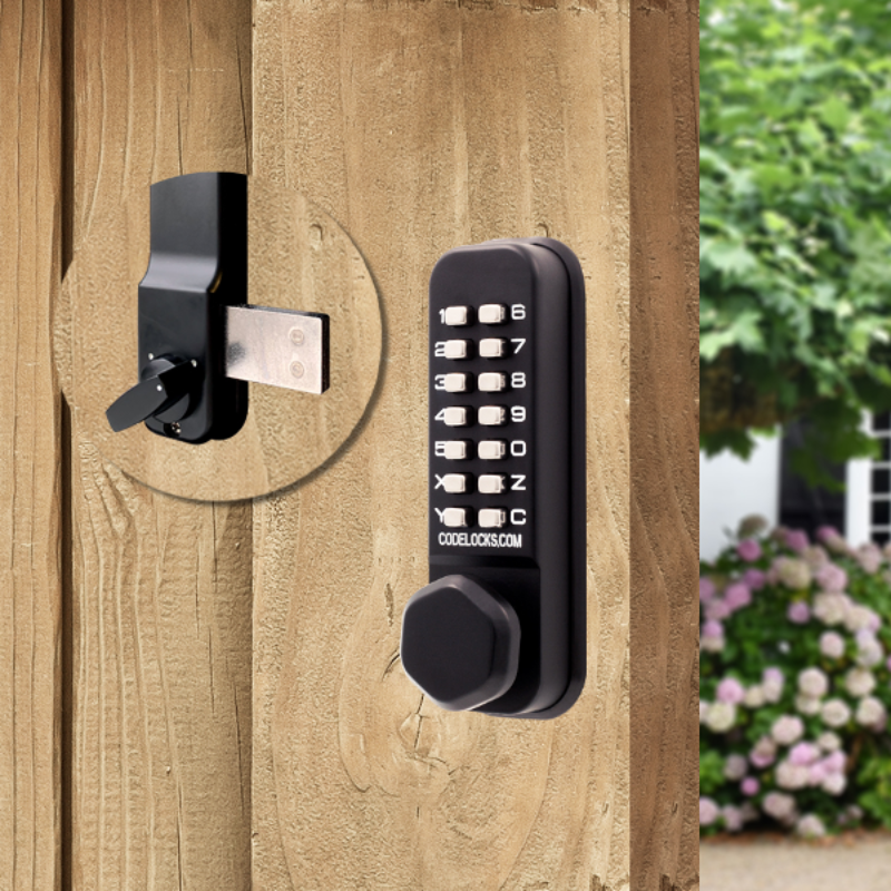 CL0200 Surface Deadbolt Marine By Codelocks Digital Lock - fitted