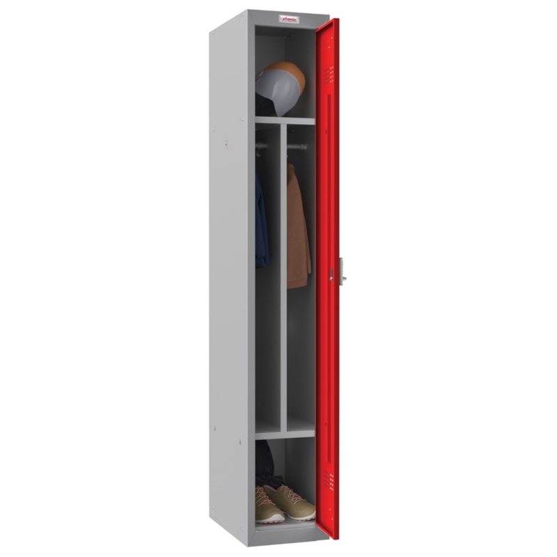 Phoenix CD1130/4GRE Clean and Dirty Red Locker - Electronic Locking