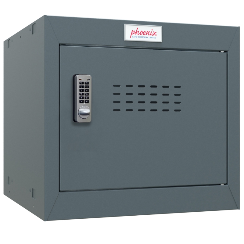 Phoenix CL0344AAE Size 1 Dark Grey Cube Locker with Electronic Lock
