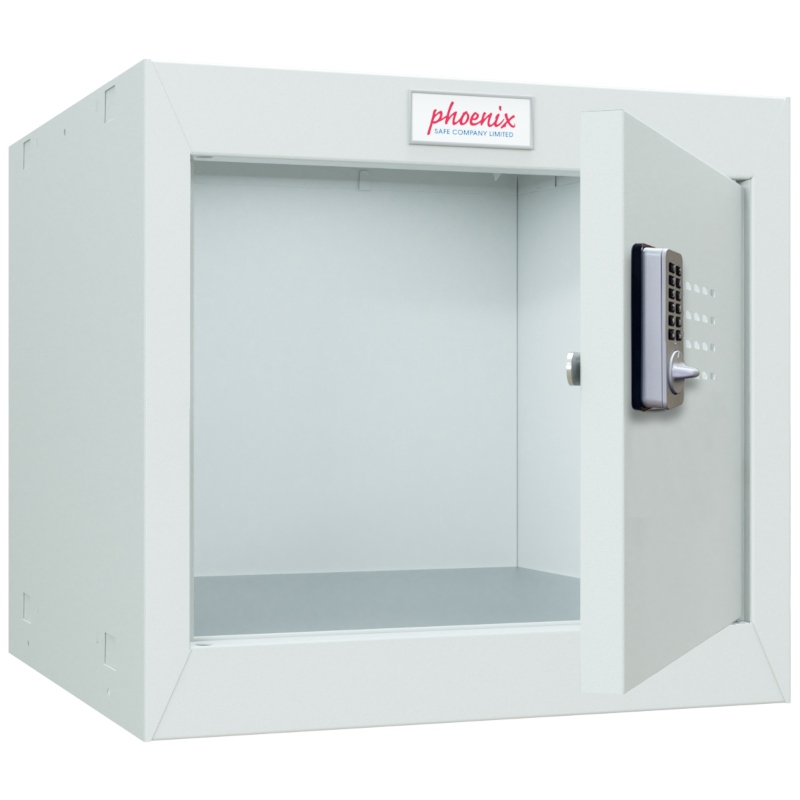 Phoenix CL0344GGE Size 1 Light Grey Cube Locker with Electronic Lock