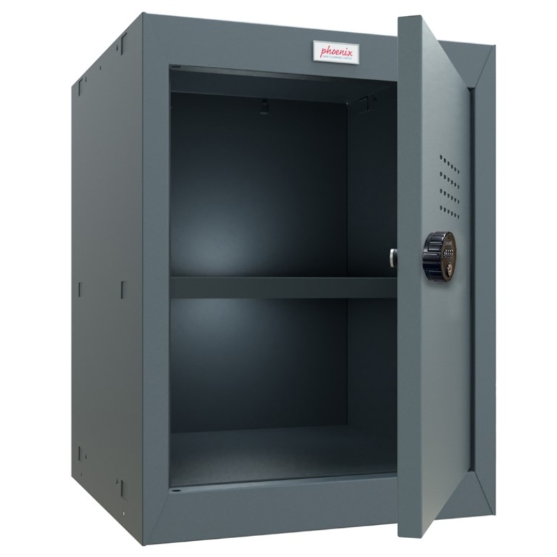 Phoenix CL0544AAC Size 2 Grey Cube Locker with Combination Lock
