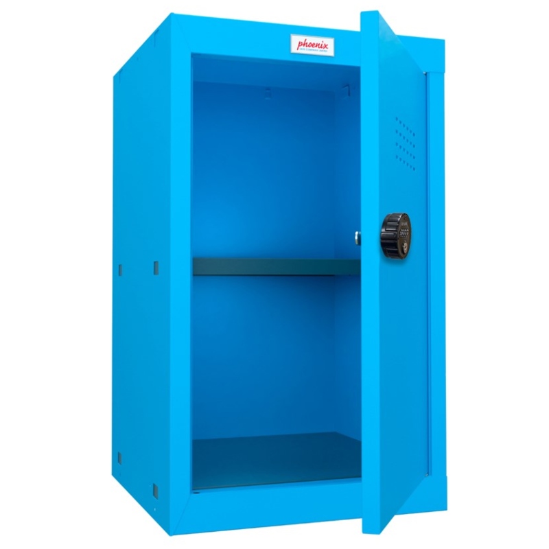 Phoenix CL0644BBC Size 3 Blue Cube Locker with Combination Lock