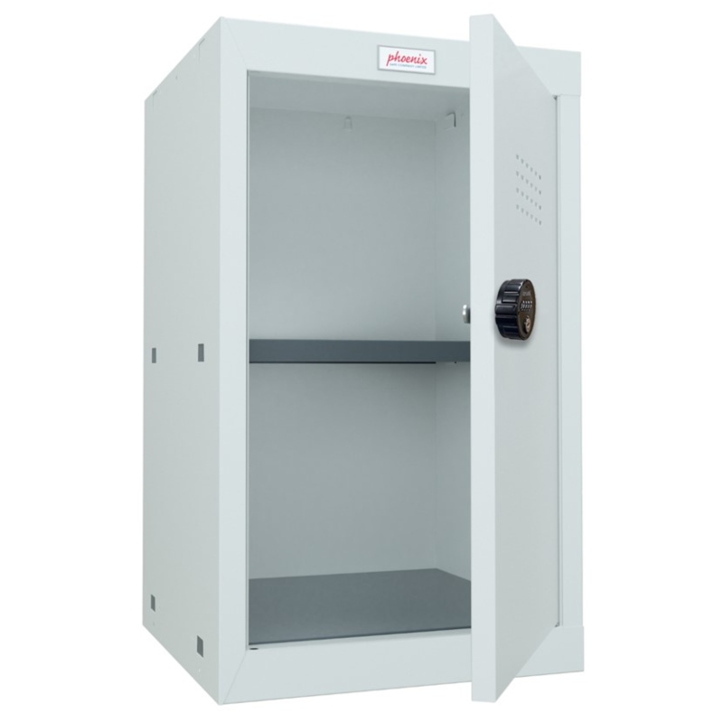 Phoenix CL0644GGC Size 3 Light Grey Cube Locker with Combination Lock
