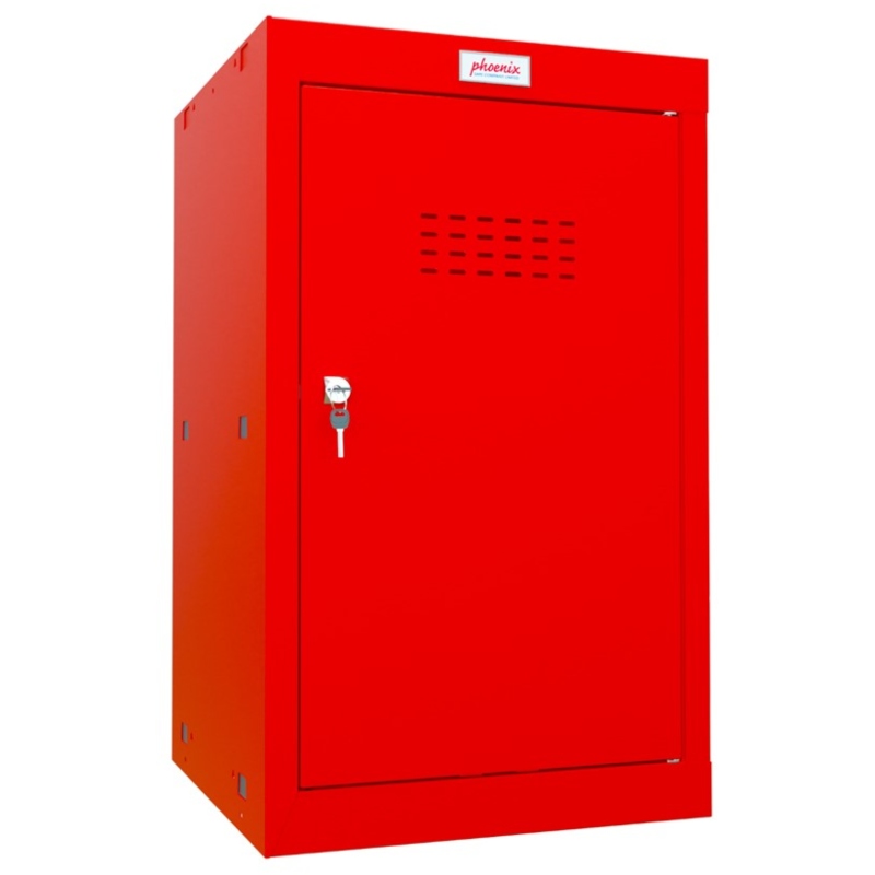 Phoenix CL0644RRK Size 3 Red Cube Locker with Key Lock