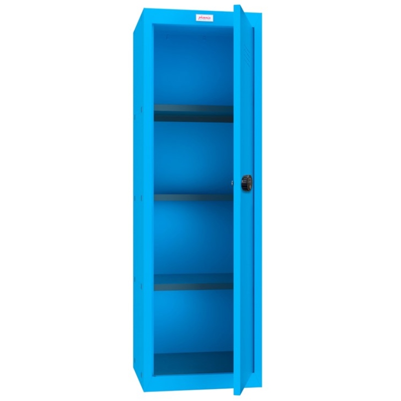 Phoenix CL1244BBC Size 4 Blue Cube Locker with Combination Lock