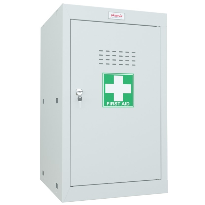 Phoenix Size 3 Light Grey Medical Cube Locker