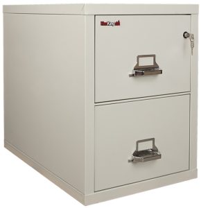 De Raat FireKing 2 Drawer Fire Resistant Filing Cabinet