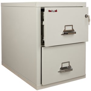 De Raat FireKing 2 Drawer Fire Resistant Filing Cabinet