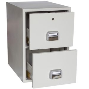 De Raat Protector 2 Drawer Fire Resistant Filing Cabinet