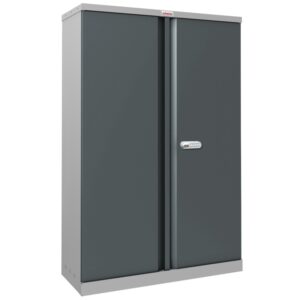 Phoenix SCL 3 Shelf Steel Storage Cupboard Anthracite