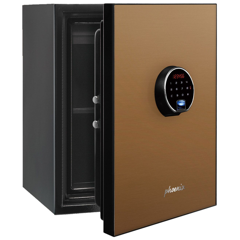 Phoenix Spectrum Plus LS6011FG Size 1 Luxury Fire Safe with Gold Door Panel and Electronic Lock