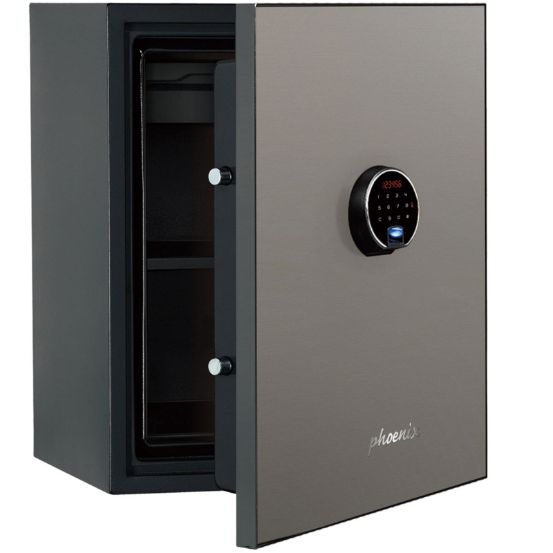 Phoenix Spectrum Plus LS6011FS Size 1 Luxury Fire Safe with Silver Door Panel and Electronic Lock