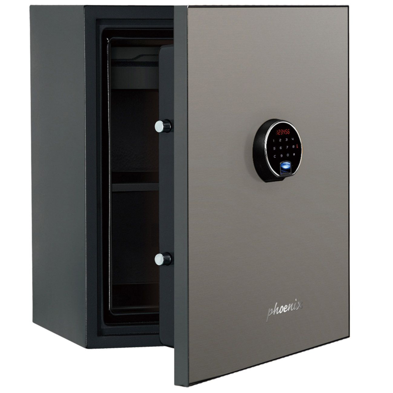 Phoenix Spectrum Plus LS6012FS Size 2 Luxury Fire Safe with Silver Door Panel and Electronic Lock