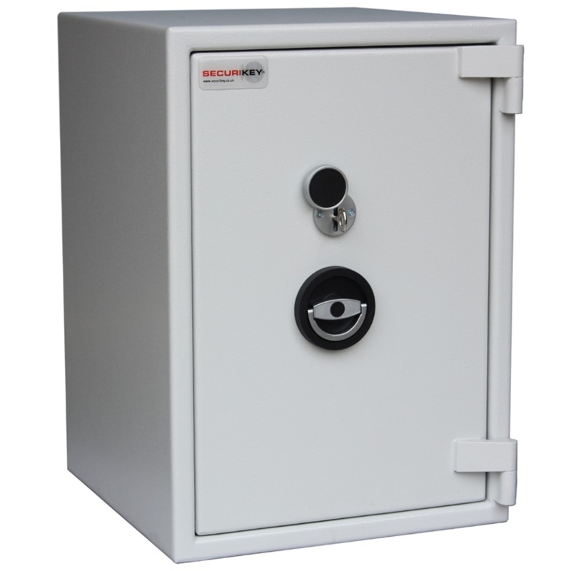 SECURIKEY  Euro Grade 0 055K Freestanding Safe with Key Lock