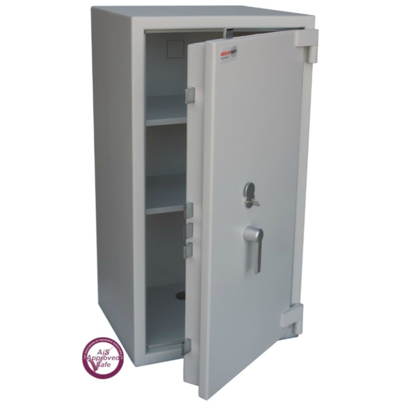 SECURIKEY Euro Grade 2 215N Freestanding Safe with Key Lock