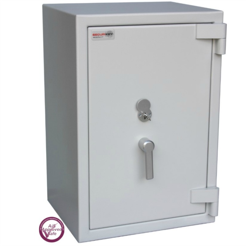 SECURIKEY  Euro Grade 3 095N Freestanding Safe with Key Lock